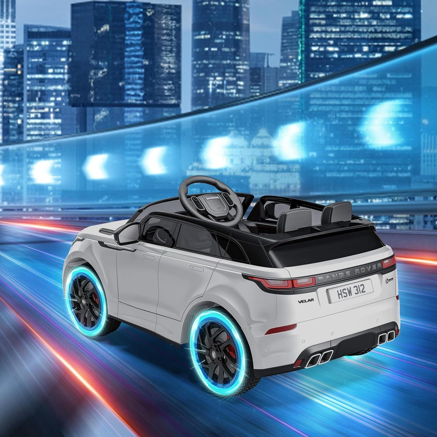 12V Licensed Land Rover Ride-On Electric Car for Kids with Parent Remote Control Trend Times 18