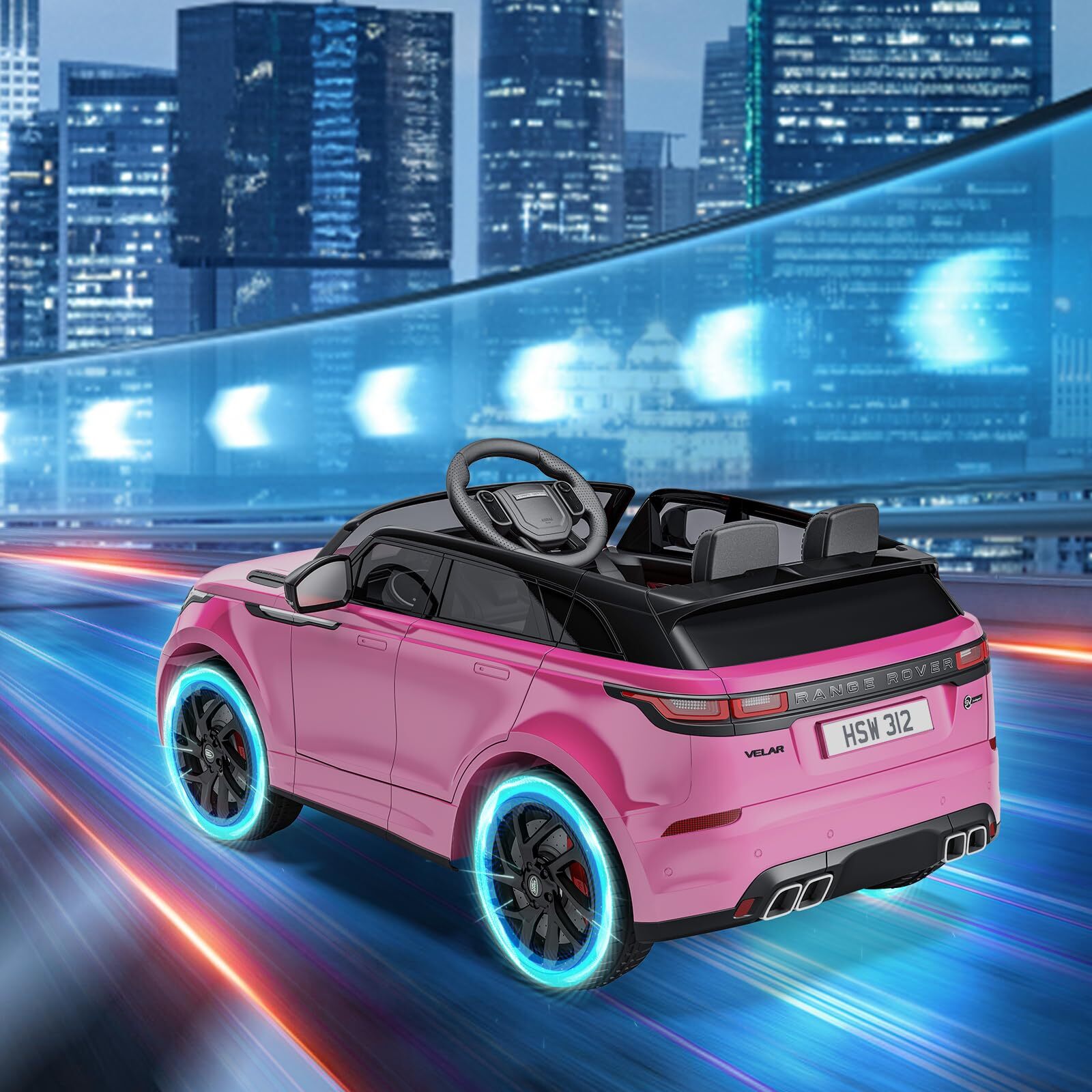 12V Licensed Land Rover Electric Ride-On Car for Kids with Parent Remote Control Trend Times 21