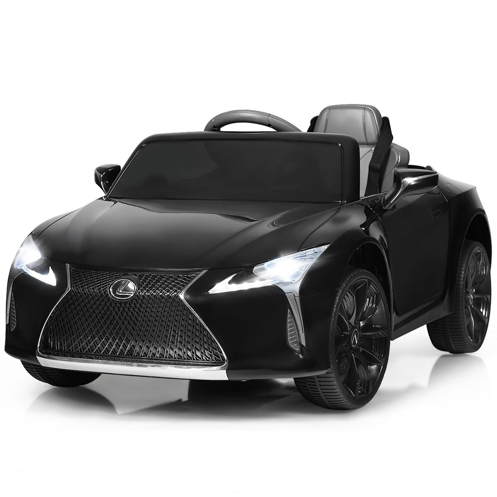12V Licensed Lexus LC500 Kids Ride-On Car with MP3 and Remote Control Black Trend Times 3