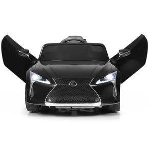 12V Licensed Lexus LC500 Kids Ride-On Car with MP3 and Remote Control Black Trend Times 4