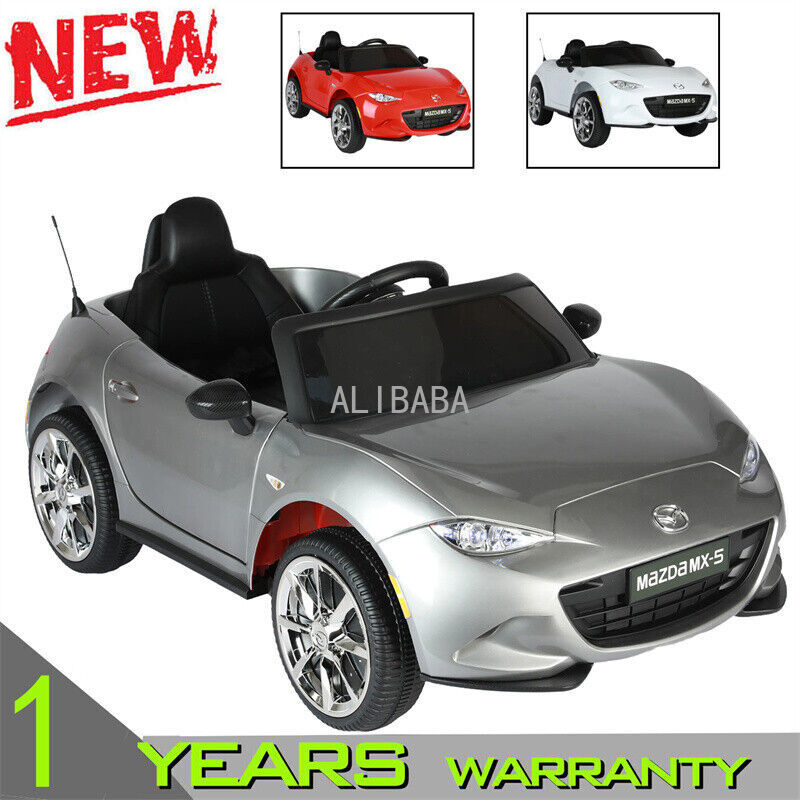 12V Licensed Mazda MX-5 RF Kids Ride-On Toy with Parental Remote, Music, and Suspension System Trend Times 1