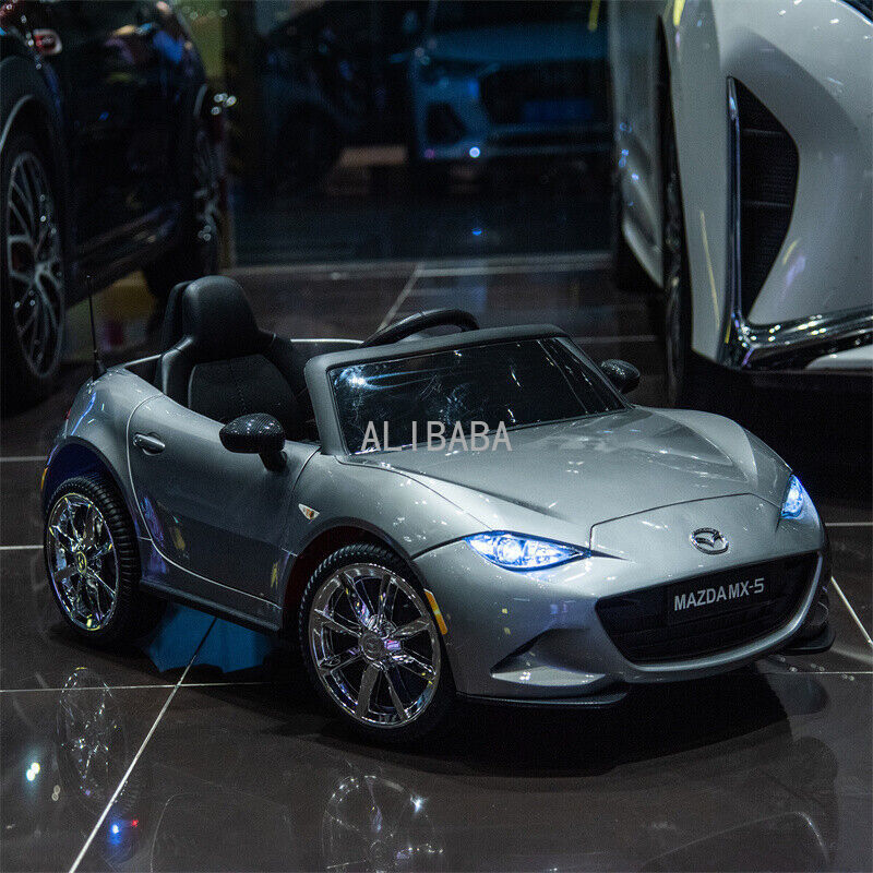 12V Licensed Mazda MX-5 RF Kids Ride-On Toy with Parental Remote, Music, and Suspension System Trend Times 3
