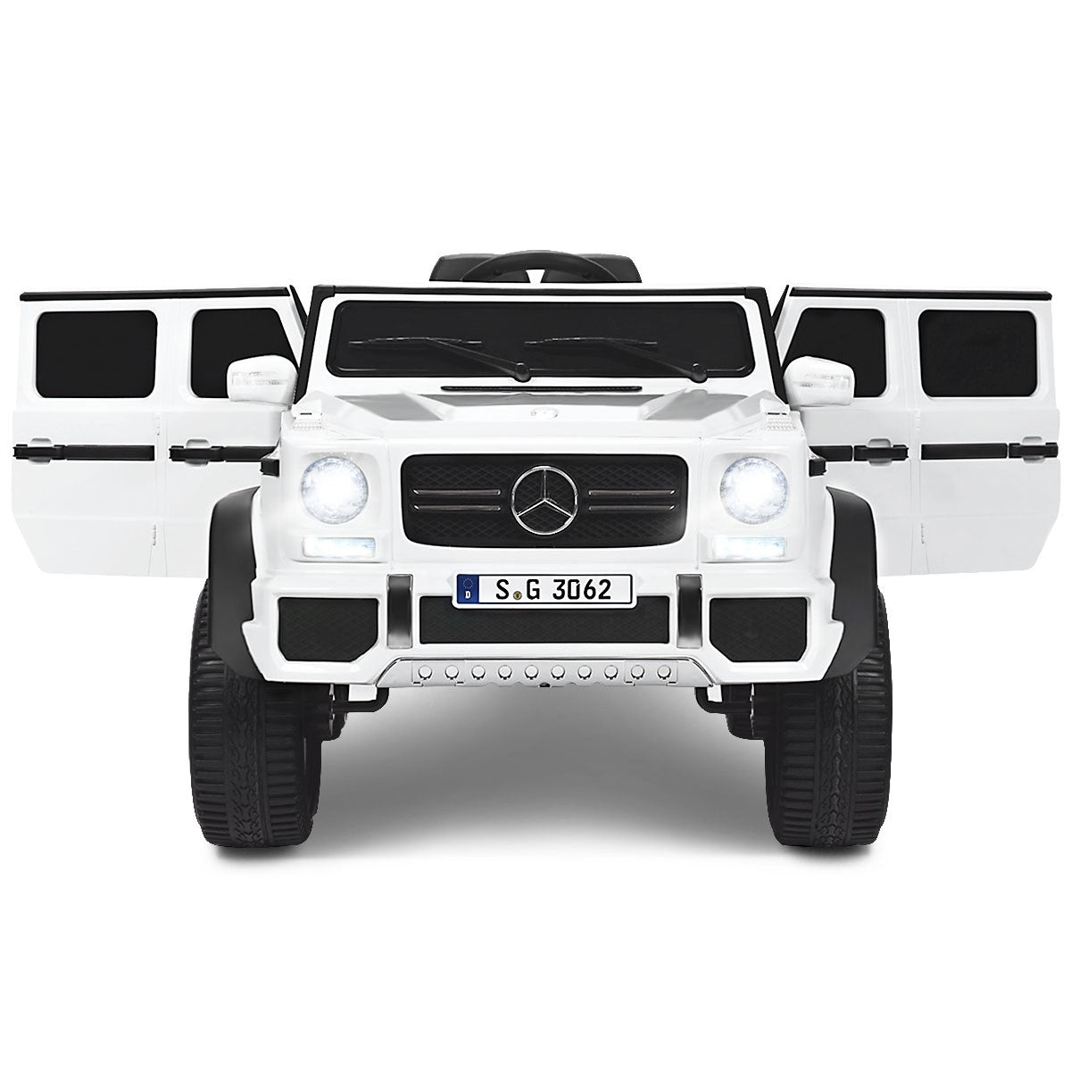 12V Licensed Kids Ride-On Mercedes-Benz RC Motorized Car with Trunk and Music Trend Times 11