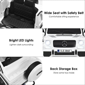 12V Licensed Kids Ride-On Mercedes-Benz RC Motorized Car with Trunk and Music Trend Times 9