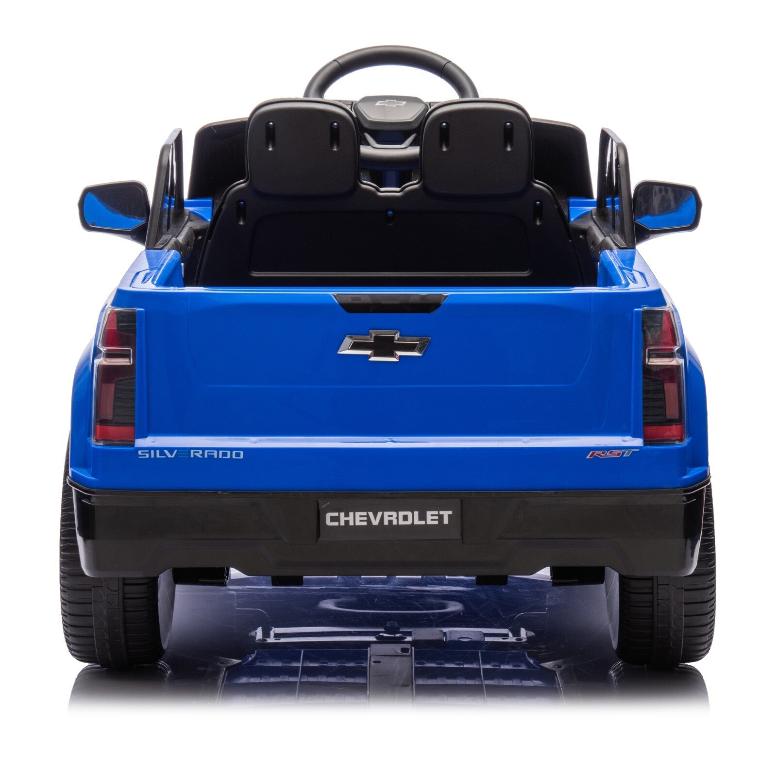12V Licensed Silverado Electric Ride-On Truck Toy with Remote for Toddlers and Kids Trend Times 10