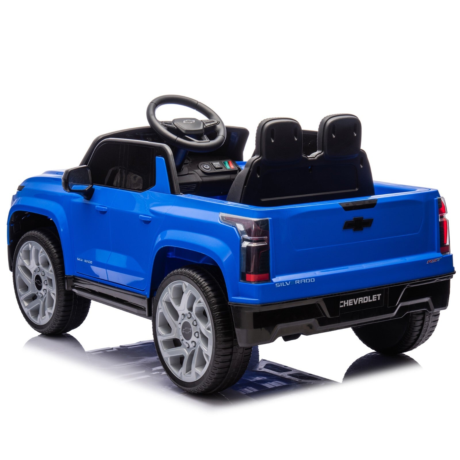 12V Licensed Silverado Electric Ride-On Truck Toy with Remote for Toddlers and Kids Trend Times 11