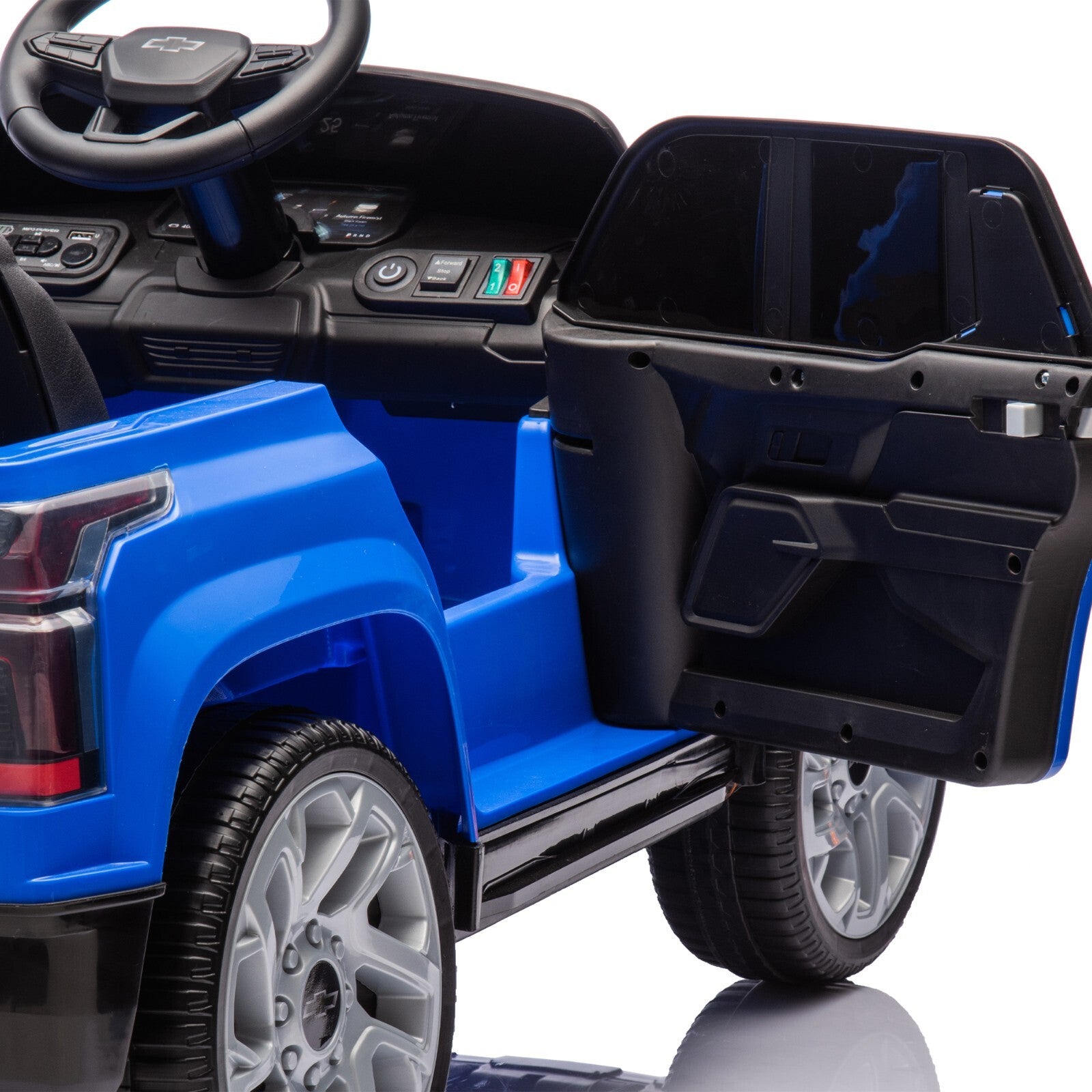 12V Licensed Silverado Electric Ride-On Truck Toy with Remote for Toddlers and Kids Trend Times 22