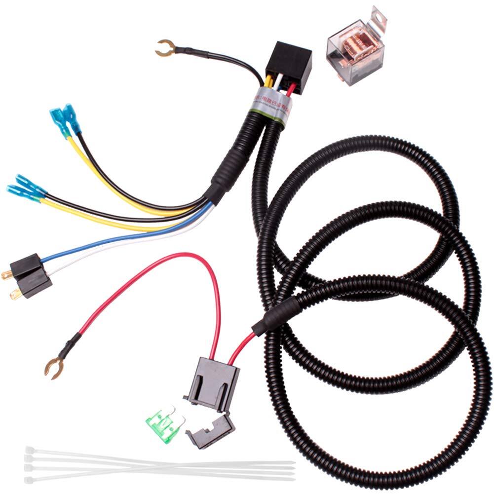 12V Loud Twin Metal Car Horn Kit with High and Low Tone Relay and Wire Harness Trend Times 2