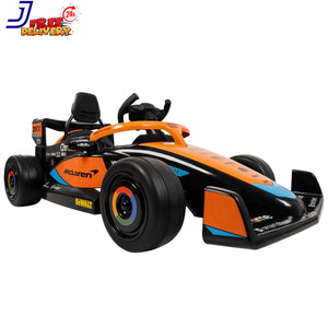12V Kids Battery-Powered Ride-On McLaren F1 Race Car with Remote Control Toy Trend Times 1