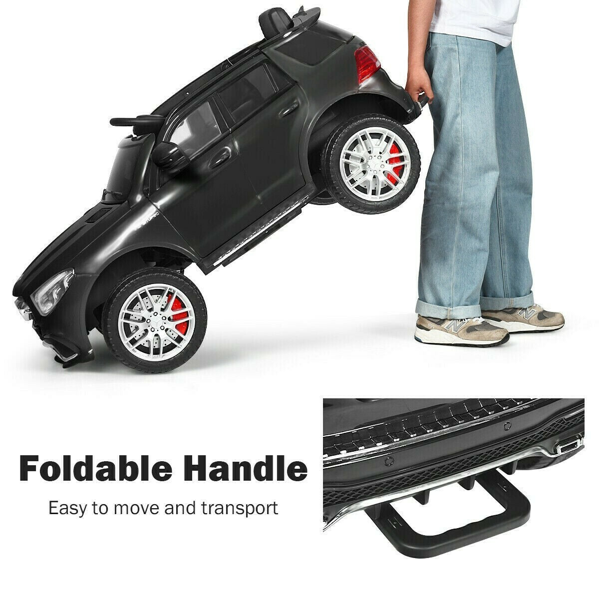 12V Licensed Mercedes Benz GLE Kids Electric Ride-On Car Trend Times 9