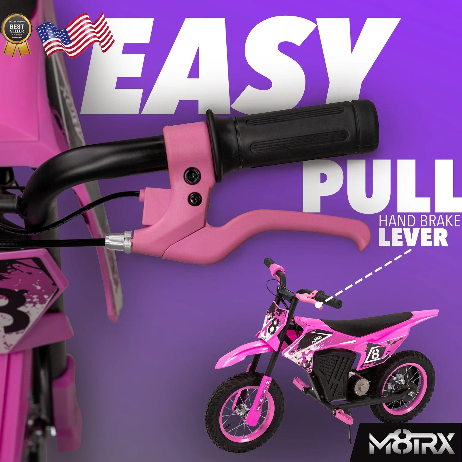 12V Mini Electric Battery-Powered Kids Dirt Bike Ride-On Toy Motorcycle Trend Times 4