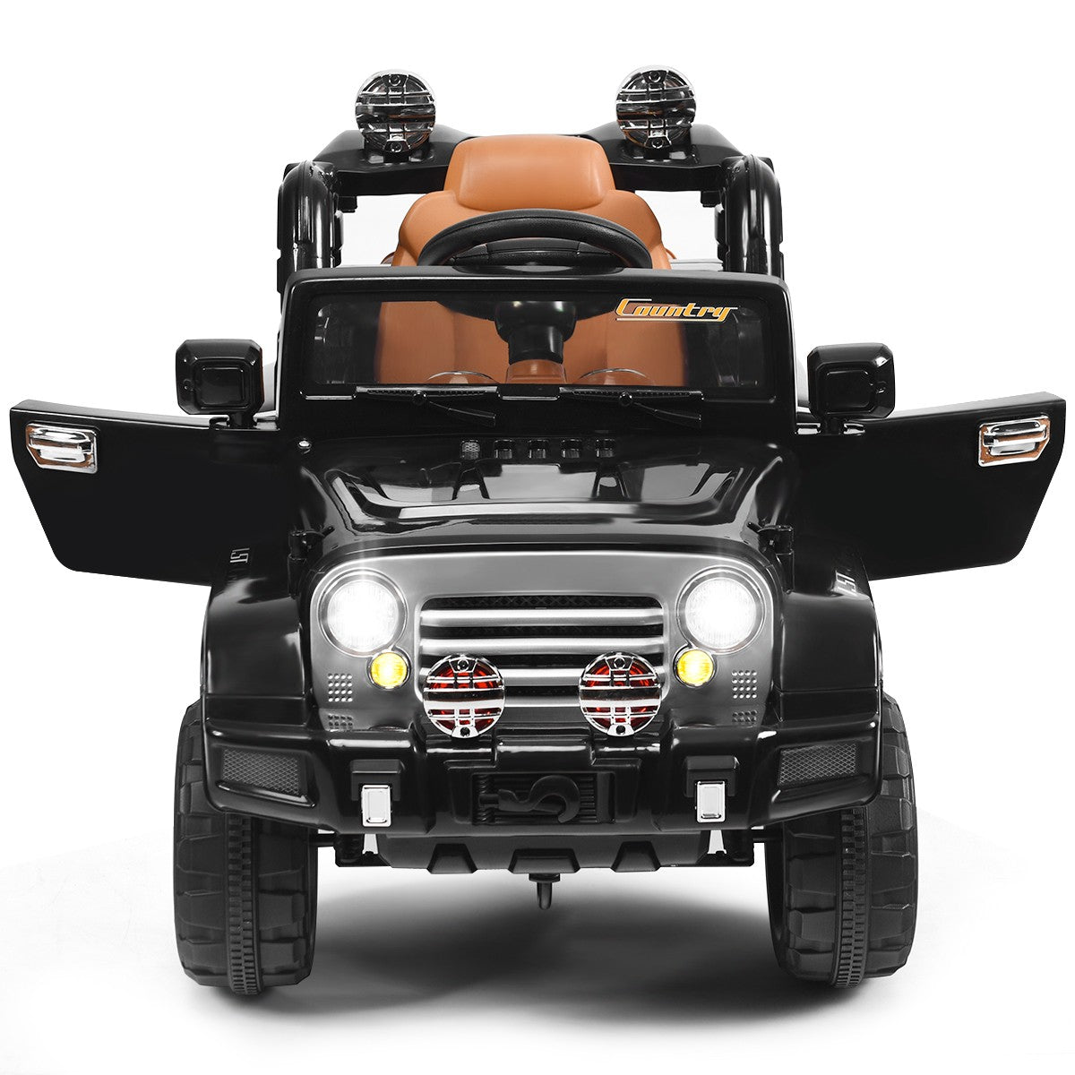 12V Kids Ride-On RC Truck Car with Remote Control, LED Lights, and MP3 Music Trend Times 10