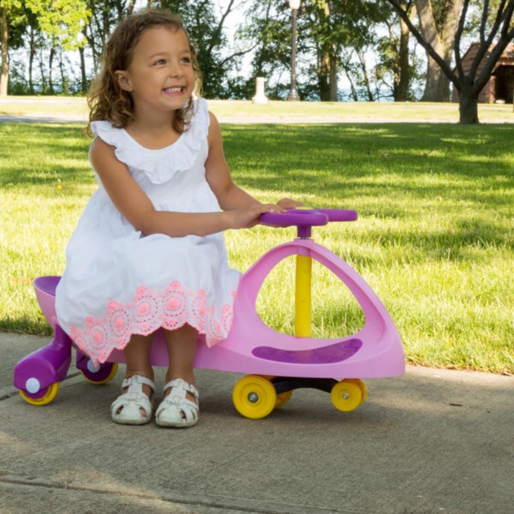 12V Electric Wiggle Ride-On Car with Pedal for Kids featuring MagicMute Motor and Swing Function Trend Times 1