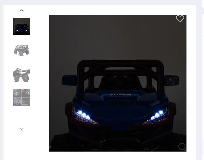 12V 4.5Ah Battery-Powered Off-Road Electric Car for Kids in Black and Blue Trend Times 0