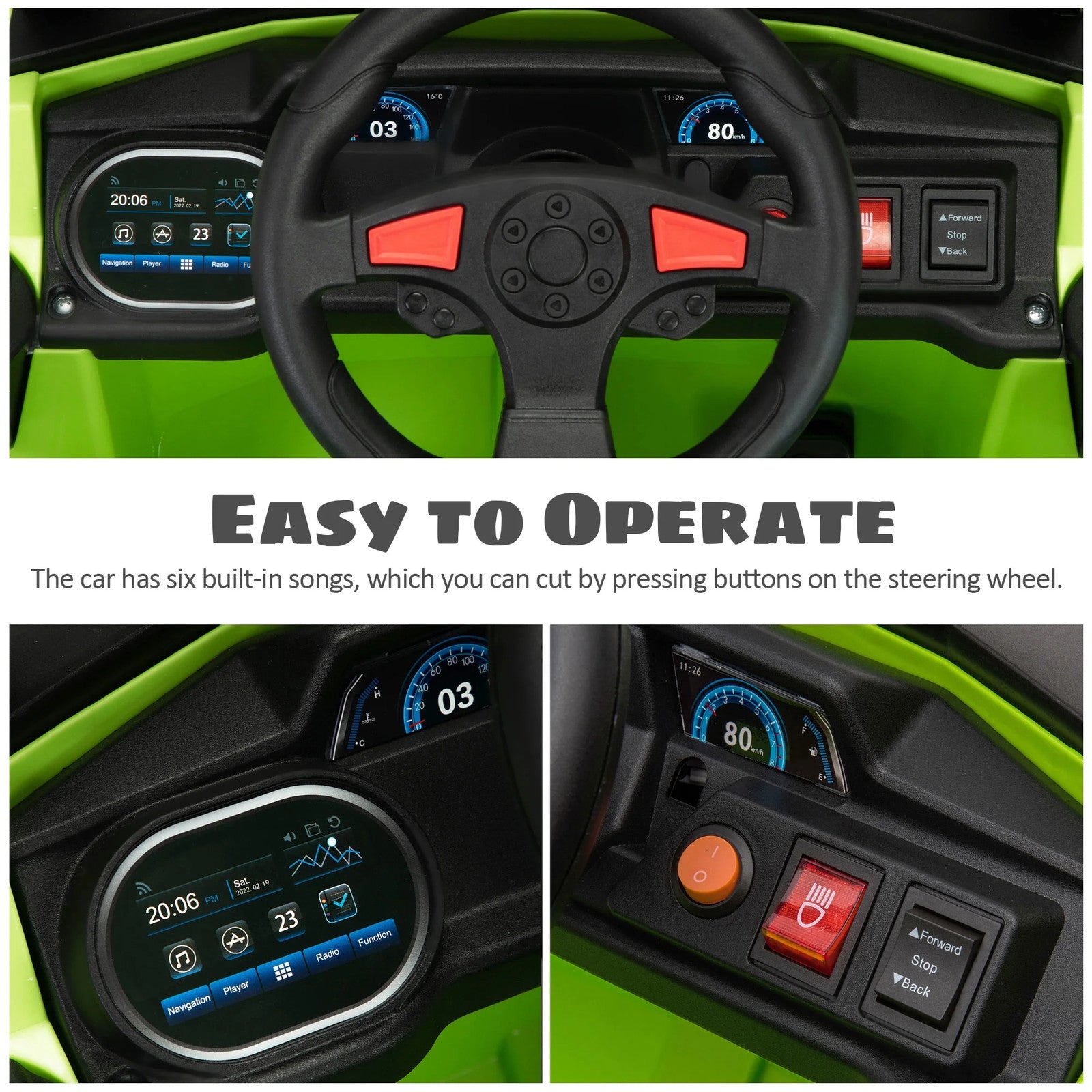 12V Electric Off-Road UTV Truck Ride-On Toy for Kids Battery-Powered Car for Boys Trend Times 5