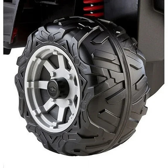 12V Battery-Powered Ride-On Polaris RZR 900 ATV for Ages 3+ in Red Trend Times 7