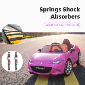 12V Pink Electric Ride-On Car with Remote Control, MP3 Player, and LED Lights Trend Times 4
