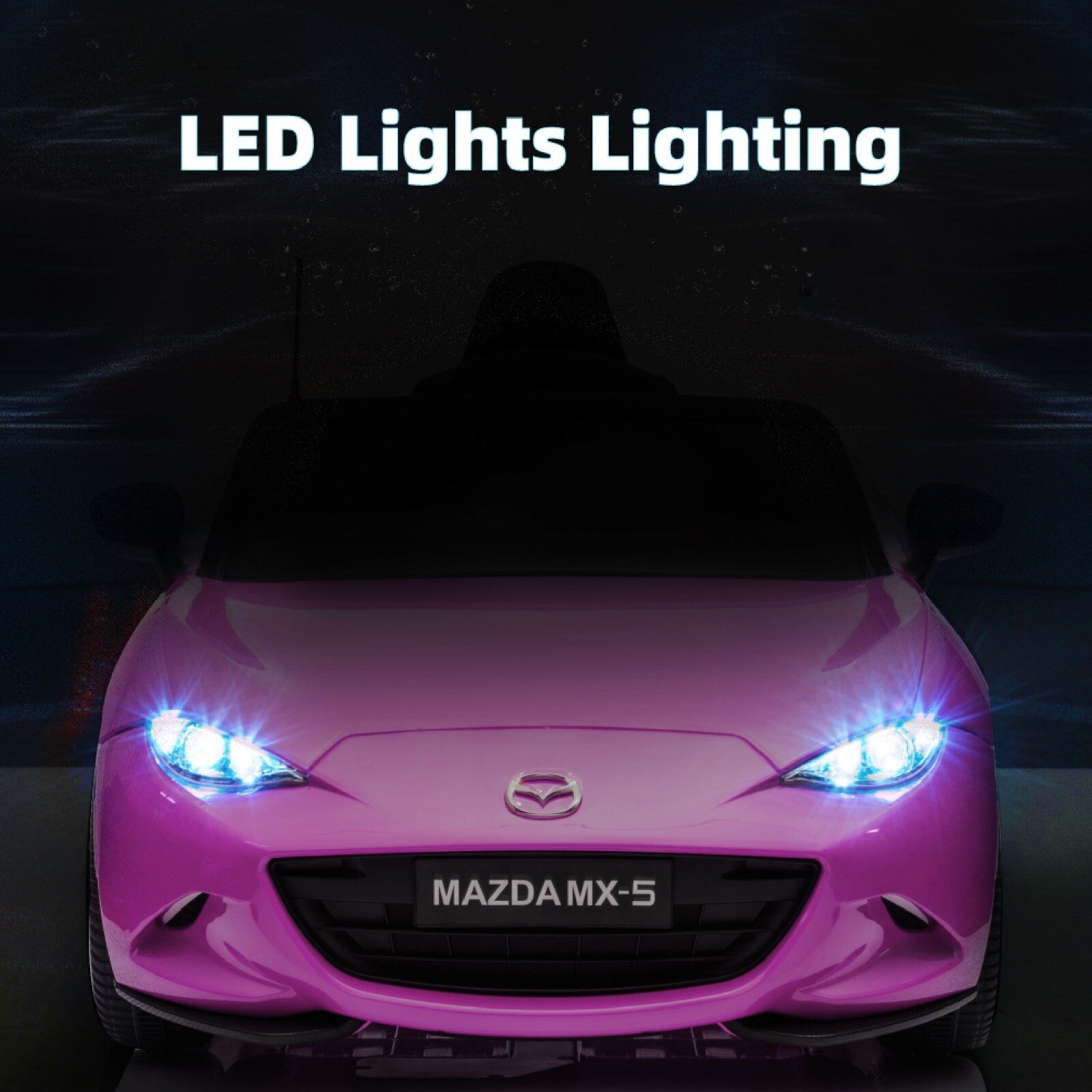 12V Pink Electric Ride-On Car with Remote Control, MP3 Player, and LED Lights Trend Times 7