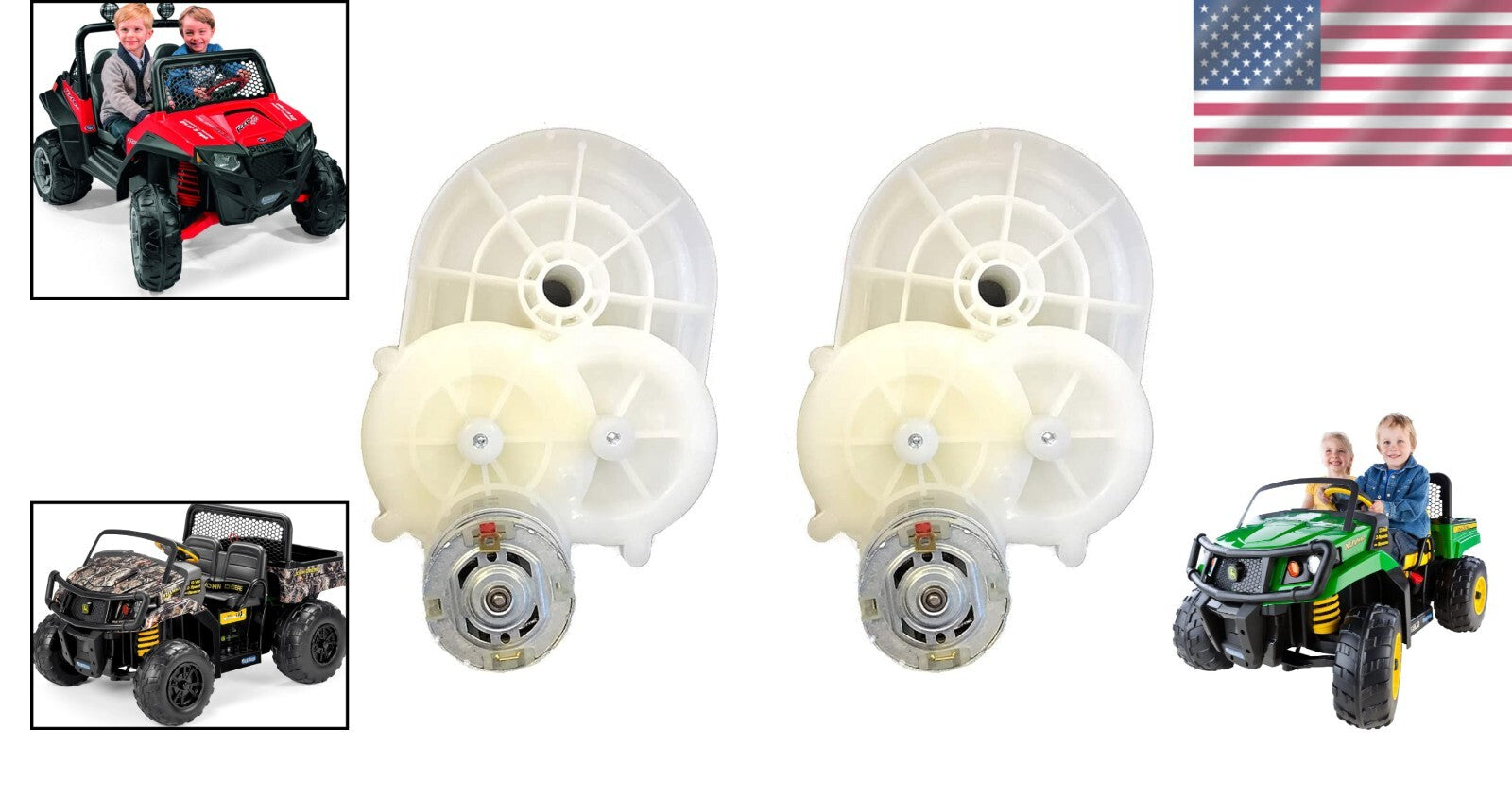 12V Plug and Play Motor Gearbox Kit with Seamless Installation for IGOD Vehicles Trend Times 1