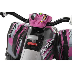 12V Battery-Powered Pink Ride-On ATV for Kids Ages 3 and Up Trend Times 4