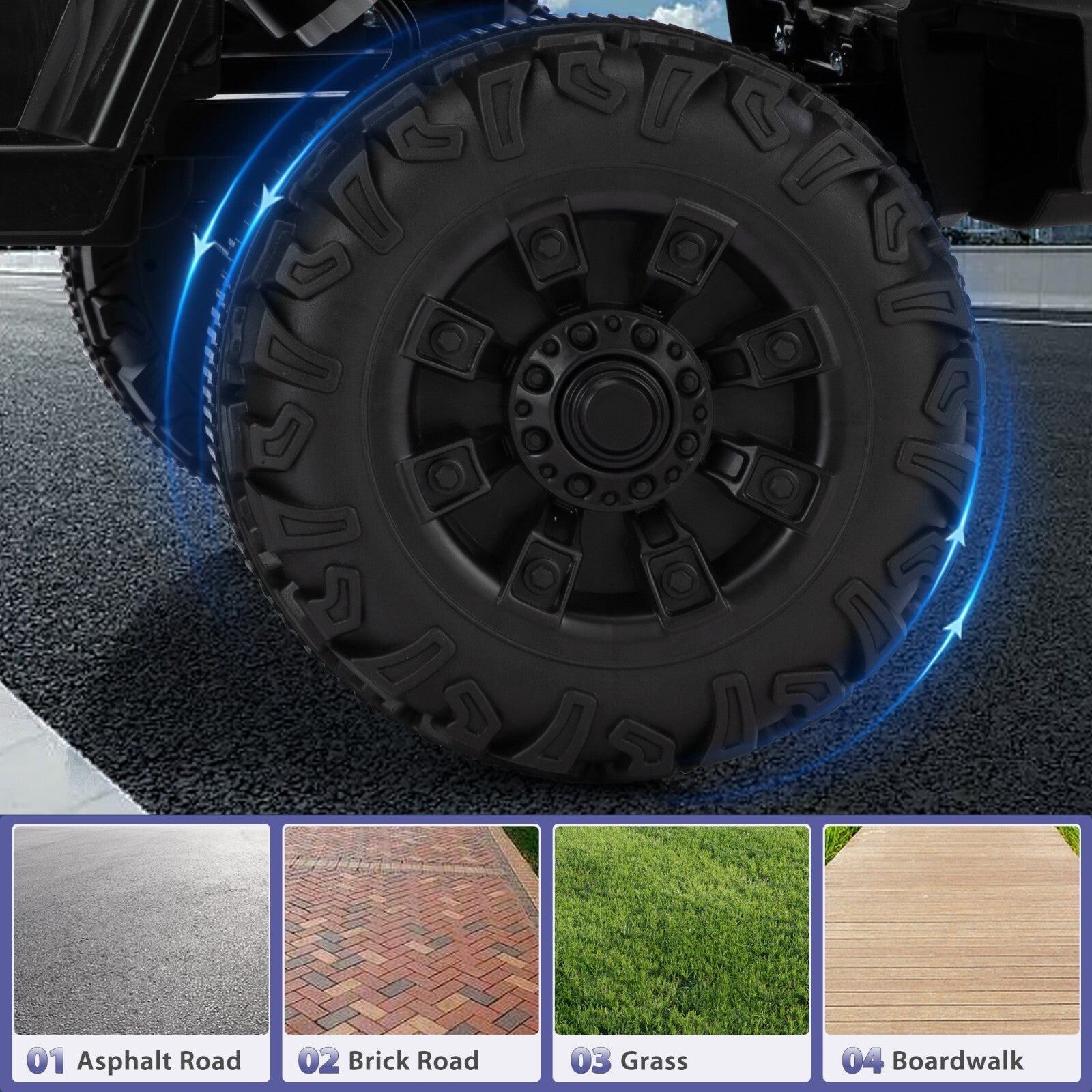 12V Battery-Powered Police Jeep Ride-On Car with 2.4G Remote Control Trend Times 13