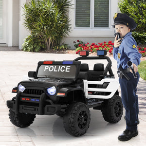 12V Battery-Powered Police Jeep Ride-On Car with 2.4G Remote Control Trend Times 7