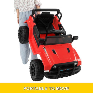 12V Electric Ride-On Truck for Kids with Power Wheels, LED Lights, and Openable Doors Trend Times 7