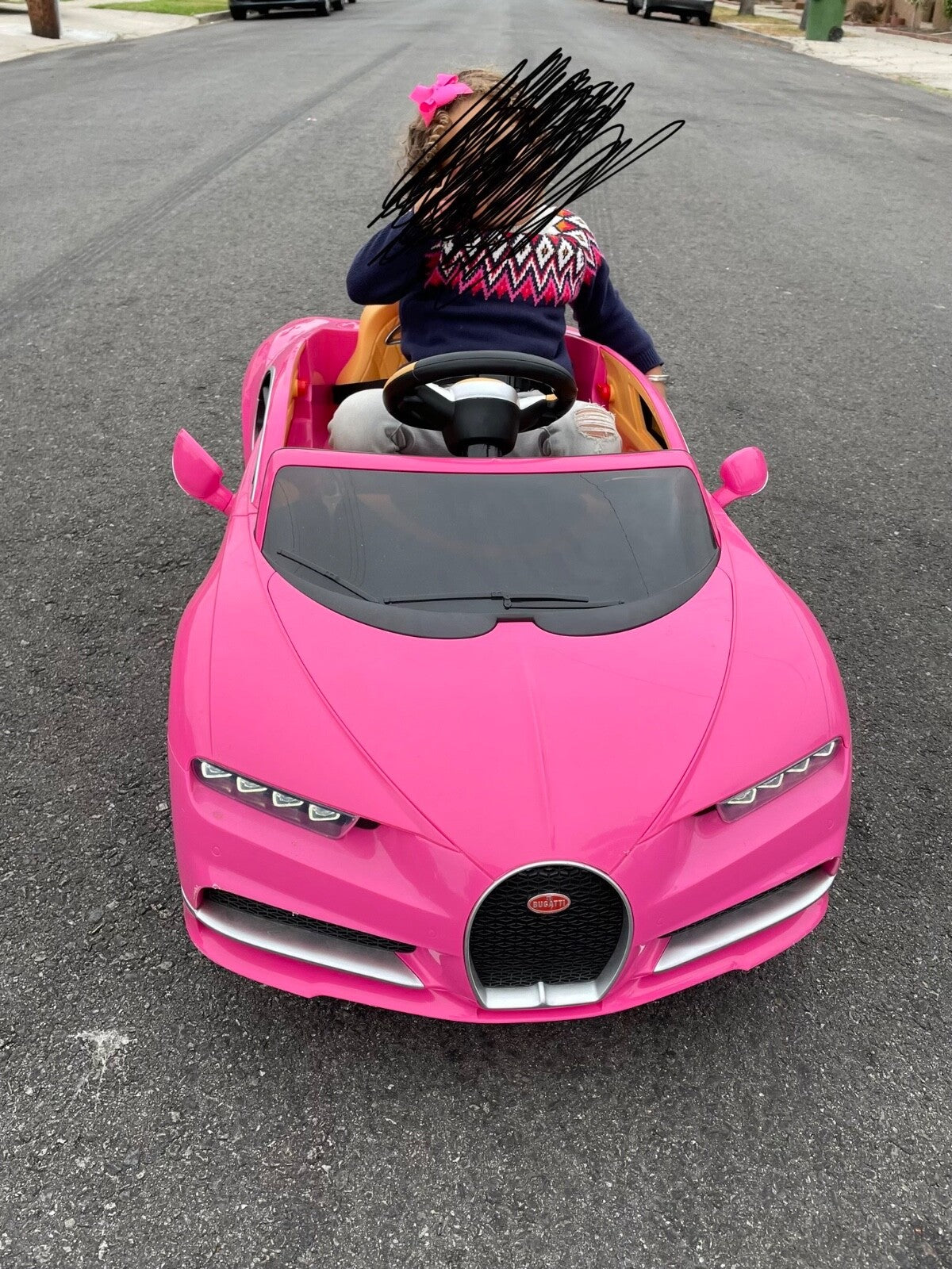 12V Powered Bugatti Chiron Ride-On Toy Car Trend Times 0