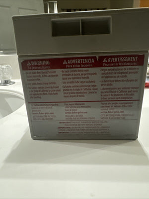 12V Power Wheels Battery with Charger Grey and Black Distressed Finish Trend Times 3