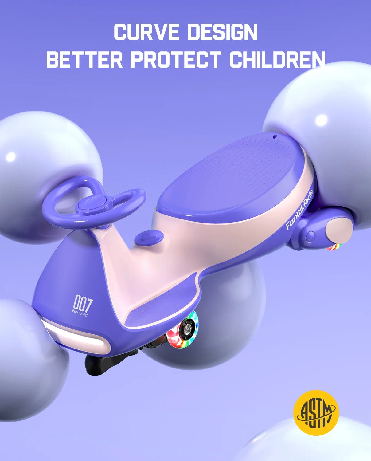 12V Electric Wiggle Ride-On Car with Pedal for Kids 3+ Rechargeable Battery Trend Times 7