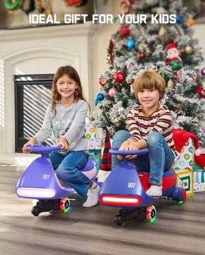 12V Electric Wiggle Ride-On Car with Pedal for Kids 3+ Rechargeable Battery Trend Times 9