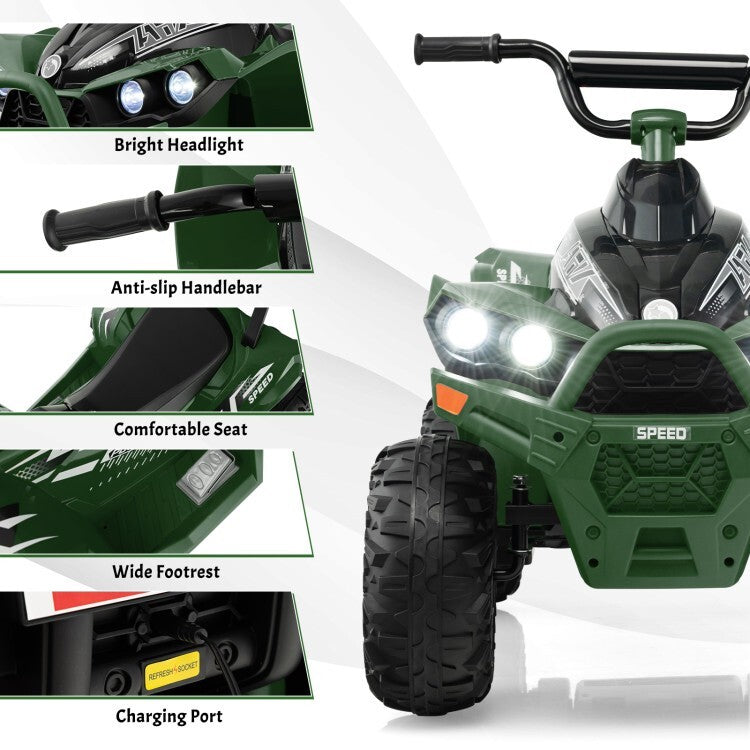 12V Rechargeable Battery Kids Ride-On ATV with Adjustable Speed and Comfortable Seat Trend Times 9