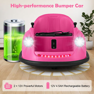 12V Rechargeable Battery Kids Electric Ride-On Bumper Car Toy with Remote Control Trend Times 7