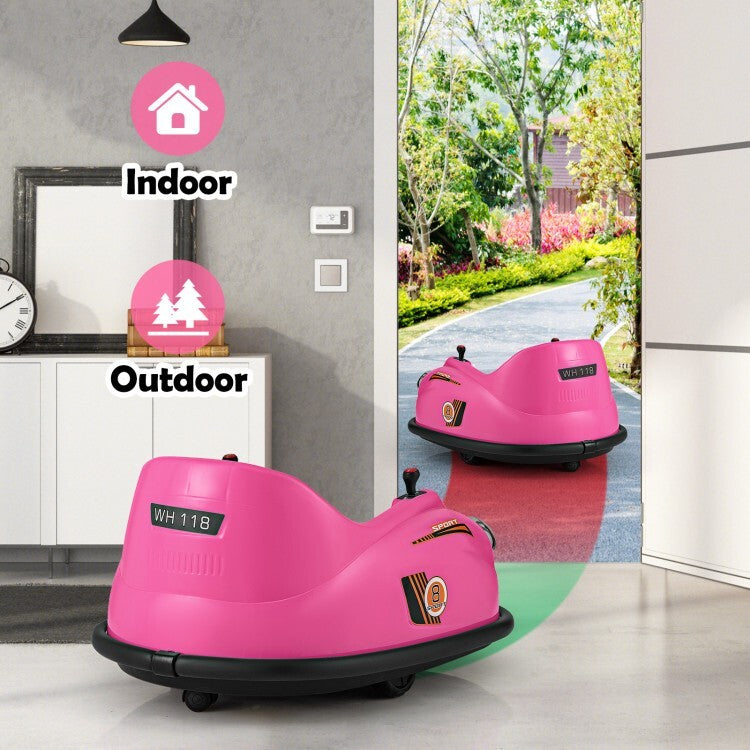 12V Rechargeable Battery Kids Electric Ride-On Bumper Car Toy with Remote Control Trend Times 8