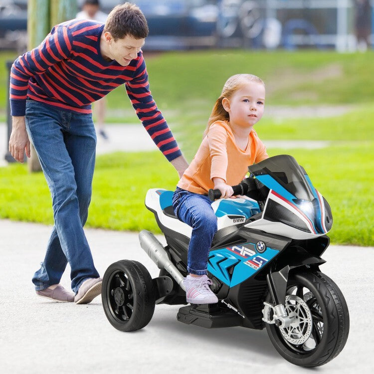 12V Rechargeable Battery Powered Kids Ride-On Motorcycle Toy with Foot Pedal Trend Times 1