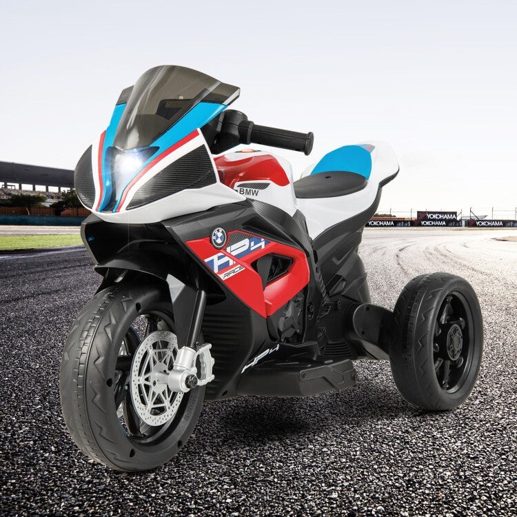 12V Rechargeable Battery Ride-On Motorcycle Toy for Kids with Headlights and Music Trend Times 3