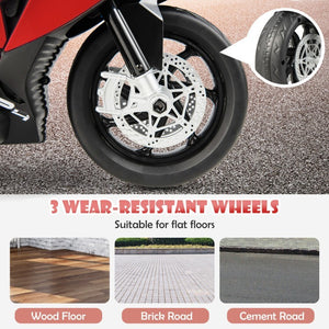 12V Rechargeable Battery Ride-On Motorcycle Toy for Kids with Headlights and Music Trend Times 8