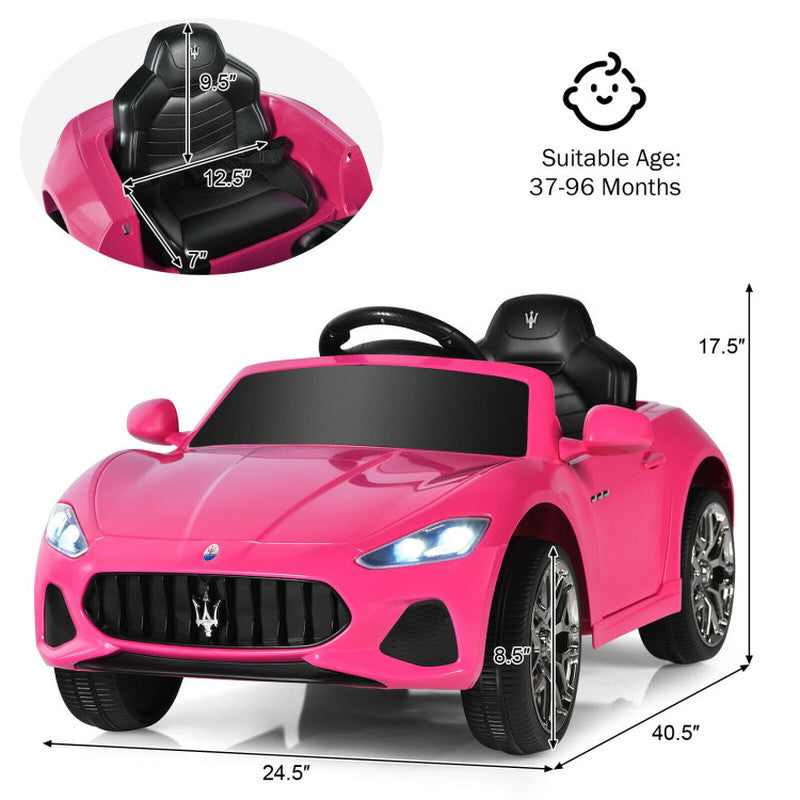 12V Remote Control Kids Ride-On Car with Lights for Safe Outdoor Fun Trend Times 4