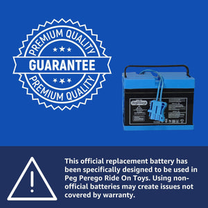 12V Replacement Battery for Ride-On Toys Compatible with John Deere and Polaris Trend Times 4