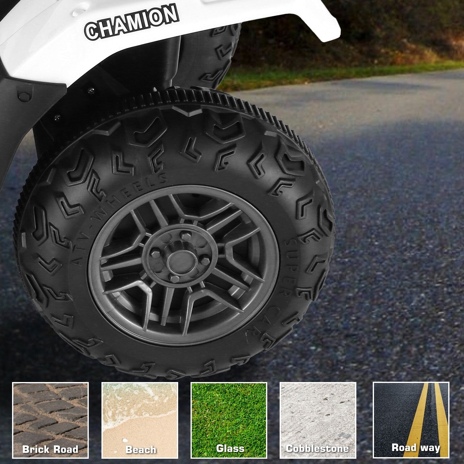 12V Electric Ride-On ATV for Kids Off-Road 4-Wheeler Quad with Remote Control Trend Times 4