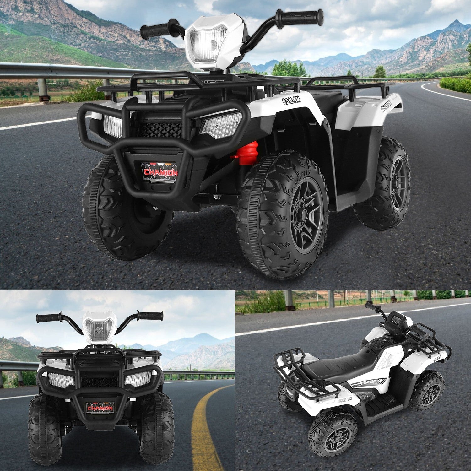 12V Electric Ride-On ATV for Kids Off-Road 4-Wheeler Quad with Remote Control Trend Times 9