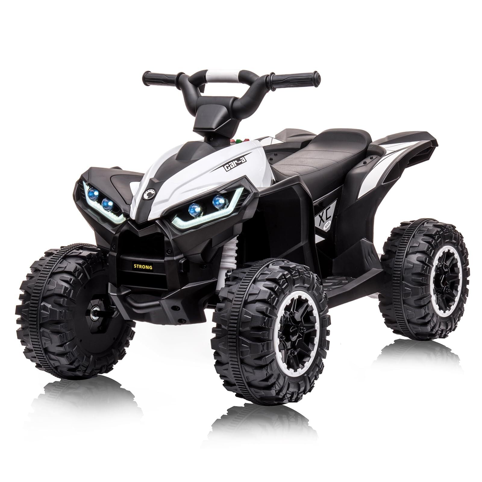 12V Electric Ride-On Off-Road 4-Wheeler ATV Toy with Remote Control for Kids Trend Times 0