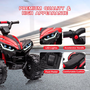 12V Electric Ride-On Off-Road 4-Wheeler ATV Toy with Remote Control for Kids Trend Times 12