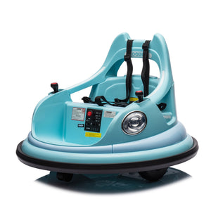 12V Ride-On Bumper Car for Kids Electric Car with Remote Control Blue Trend Times 13