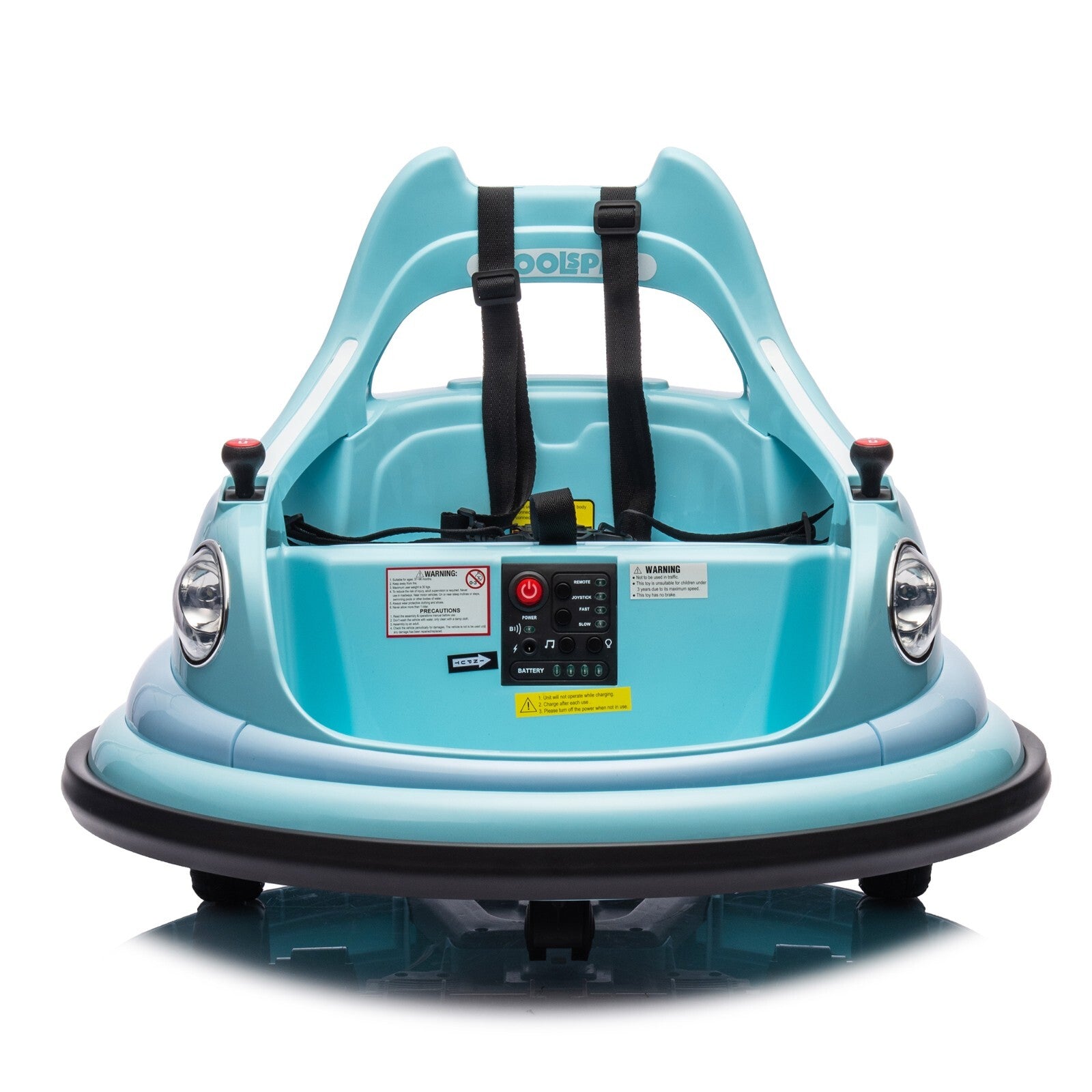 12V Ride-On Bumper Car for Kids Electric Car with Remote Control Blue Trend Times 15