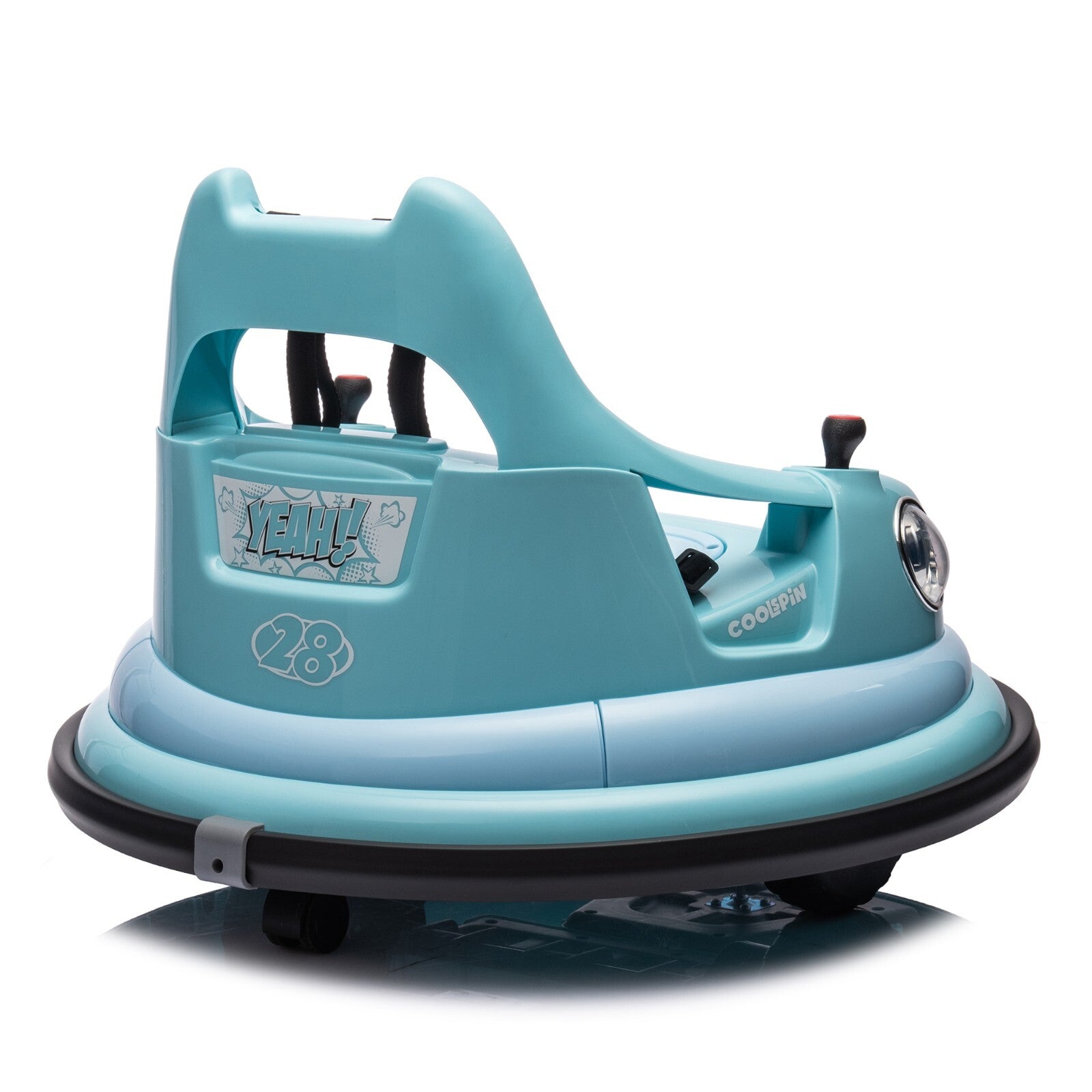 12V Ride-On Bumper Car for Kids Electric Car with Remote Control Blue Trend Times 6