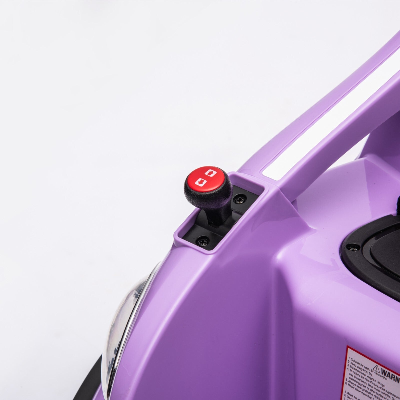 12V Electric Ride-On Bumper Car for Kids with Remote Control Purple Trend Times 16