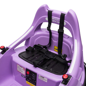 12V Electric Ride-On Bumper Car for Kids with Remote Control Purple Trend Times 23