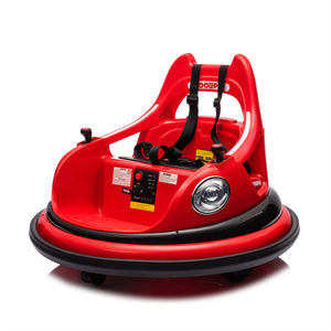12V Ride-On Bumper Car for Kids with 2WD, Remote Control and 360° Spin, Ages 1.5-5 Trend Times 21