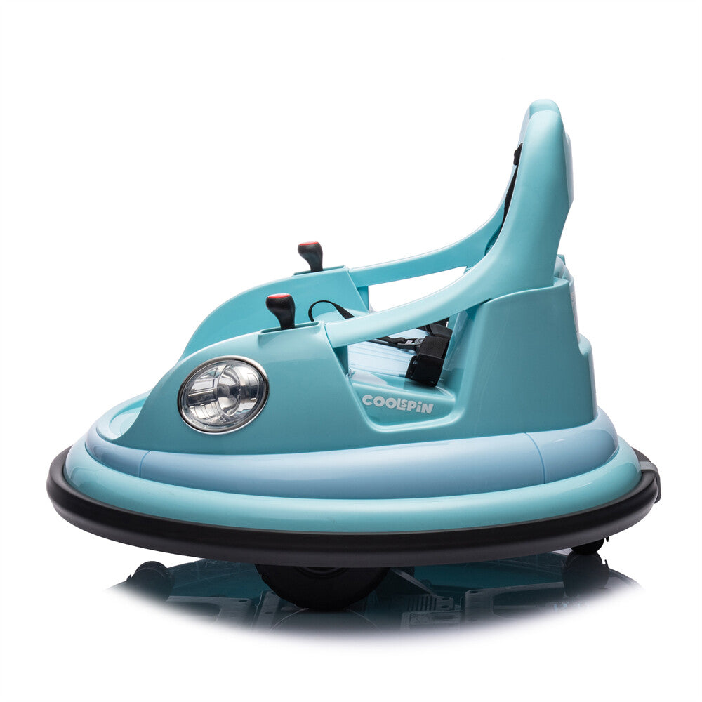12V Ride-On Bumper Car for Kids Ages 1.5-5 with 2WD, Remote Control, and 360° Spin Trend Times 11